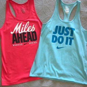 Bundle of 2 Nike Dr-Fit Tanks
